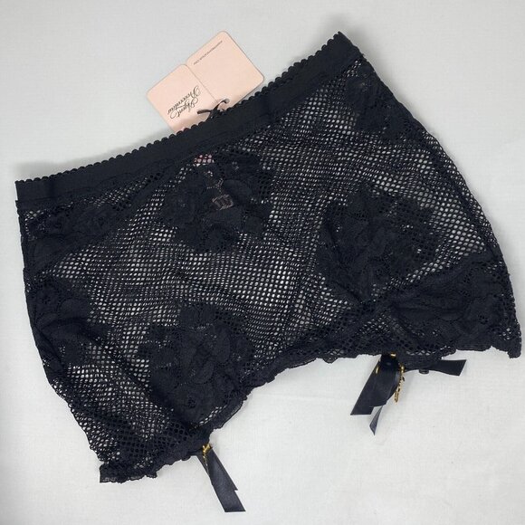 Agent Provocateur Clio Black Roll On Suspender LOVE AP4 Large NWT $215 - Picture 7 of 10